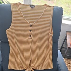 ANA Yellow Striped Women's Top